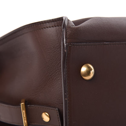 Saint Laurent Calfskin Medium Classic Y Cabas Brown 17 of 19