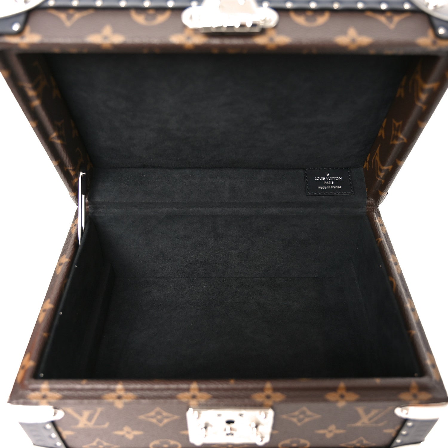 Louis Vuitton Monogram Coffret Watch Case Black 4 of 10