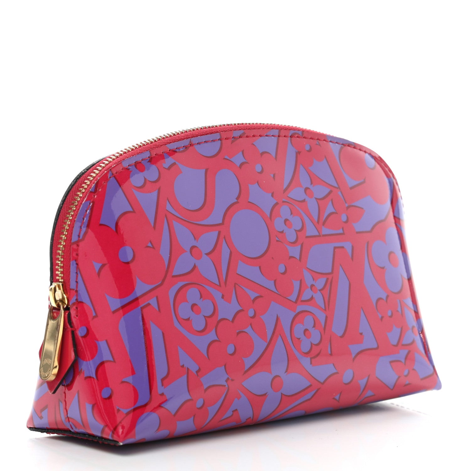 Louis Vuitton Patent Sweet Monogram Cosmetic Pouch Rose Indien 2 of 10