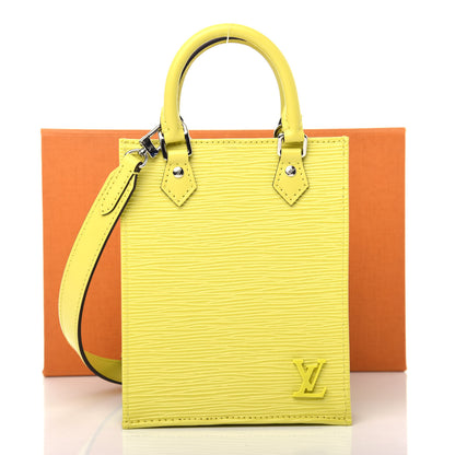 Louis Vuitton Epi Petit Sac Plat Yellow Citron 10 of 10