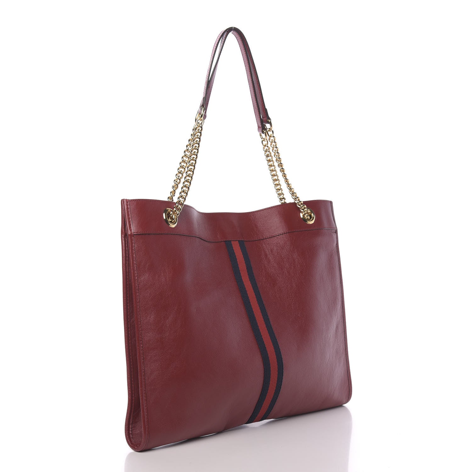 Gucci Calfskin Large Rajah Chain Tote Romantic Cherry 3 of 10