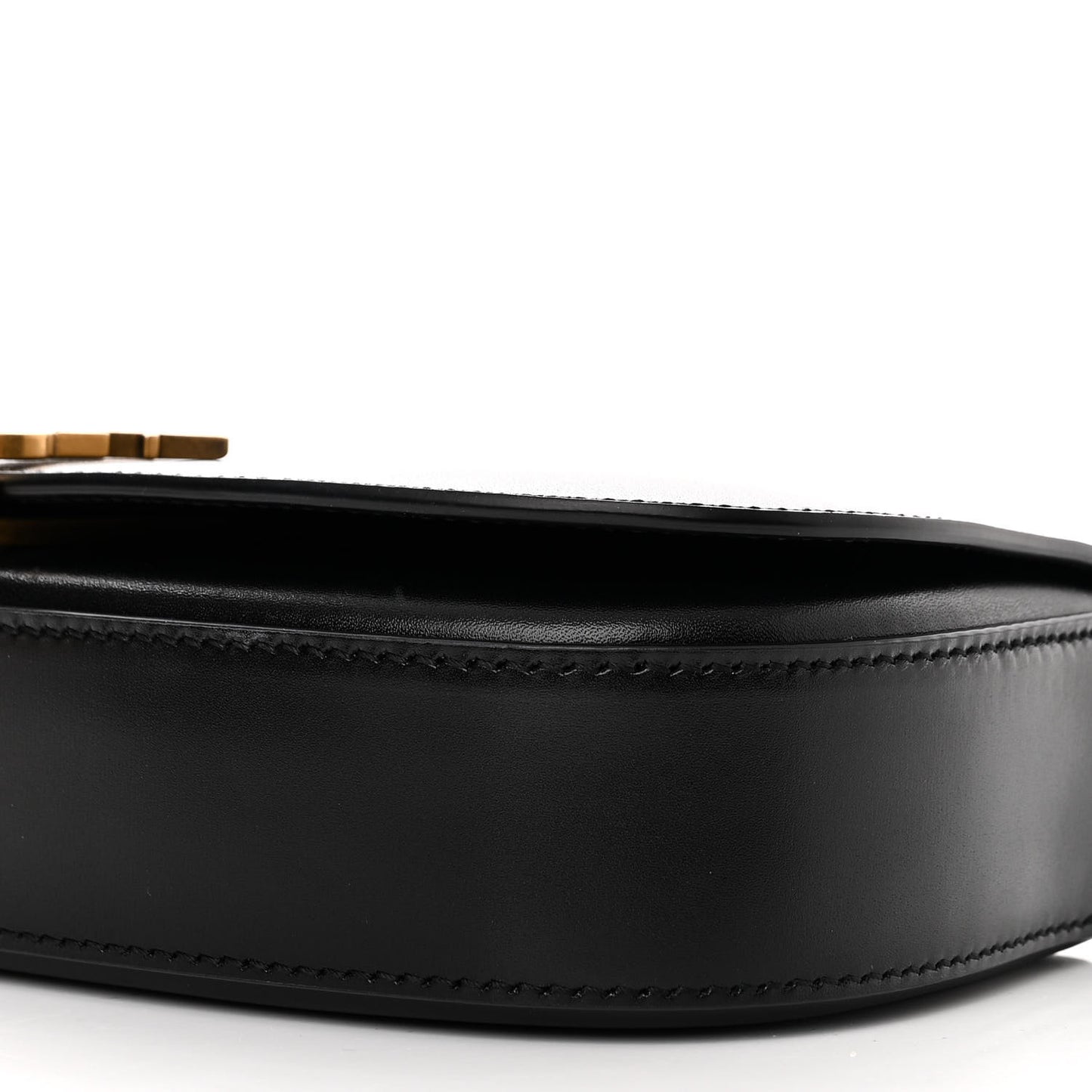 Box Calfskin Mini Voltaire Shoulder Bag Black