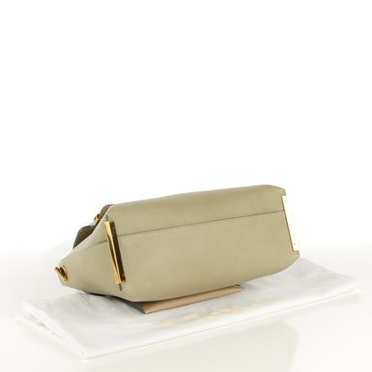 Chloe Calfskin Medium Clare Top Handle Bag Baobab Green 4 of 7