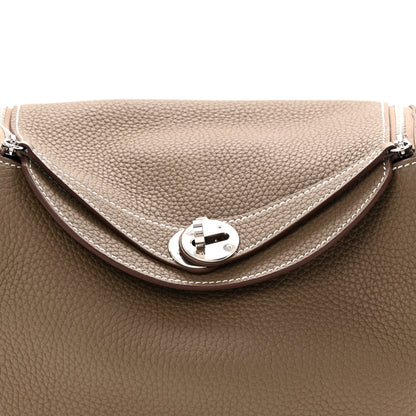 Hermes Taurillon Clemence Lindy 26 Etoupe 8 of 11