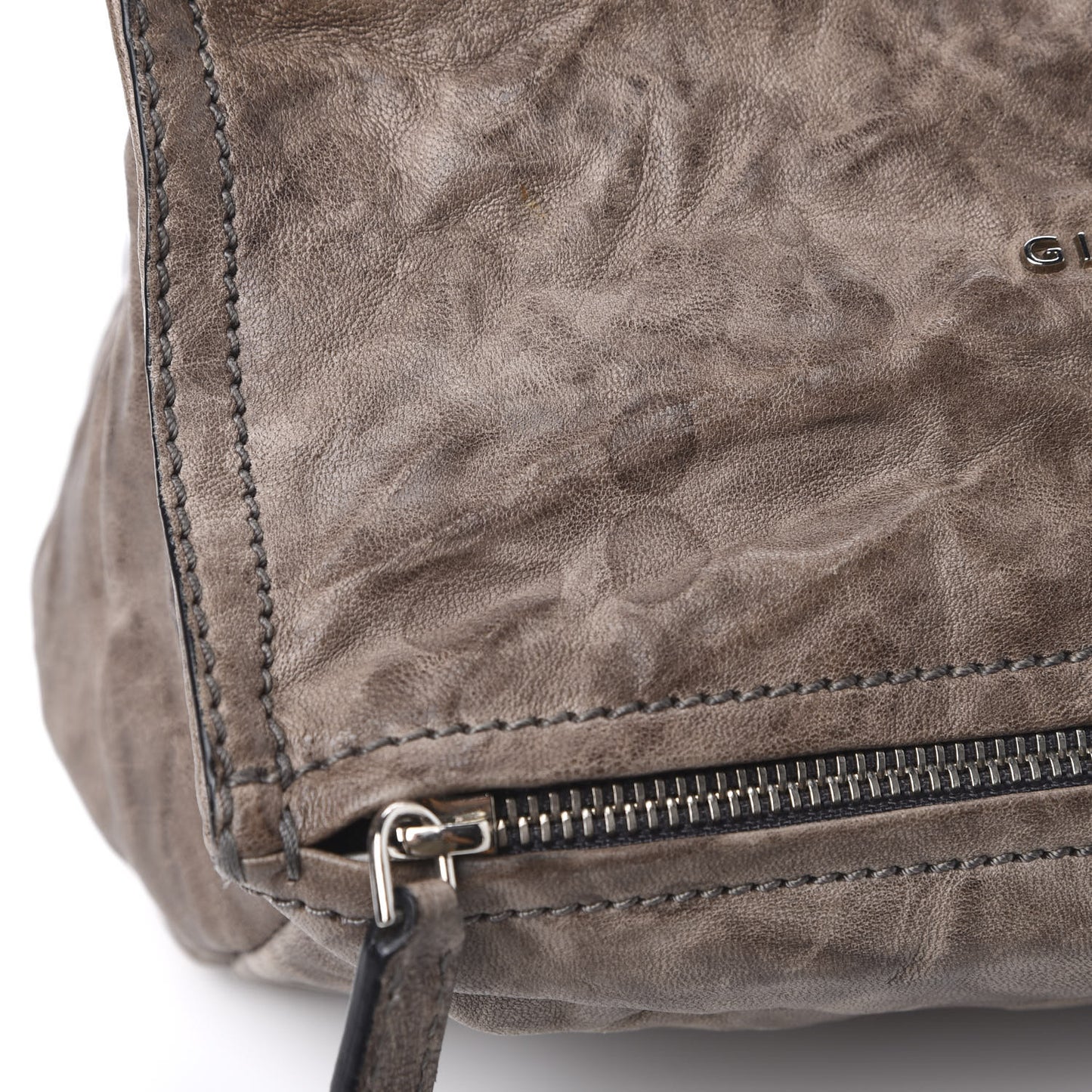 Tumbled Sheepskin Mini Pandora Charcoal