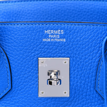 Hermes Taurillon Clemence BIRKIN 35 Bleu Hydra 5 of 11