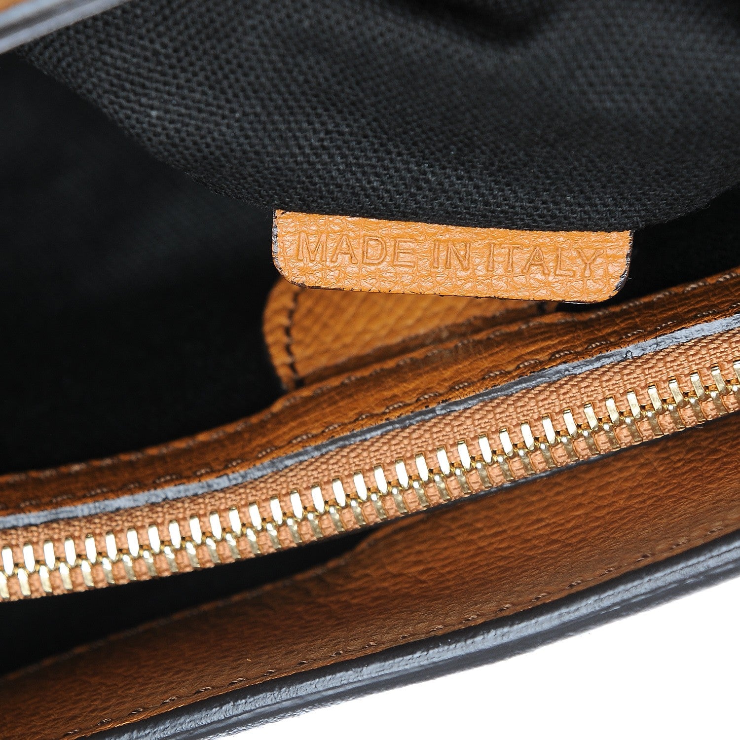 Burberry Grainy Calfskin House Check Medium Banner Tote Cognac 8 of 9