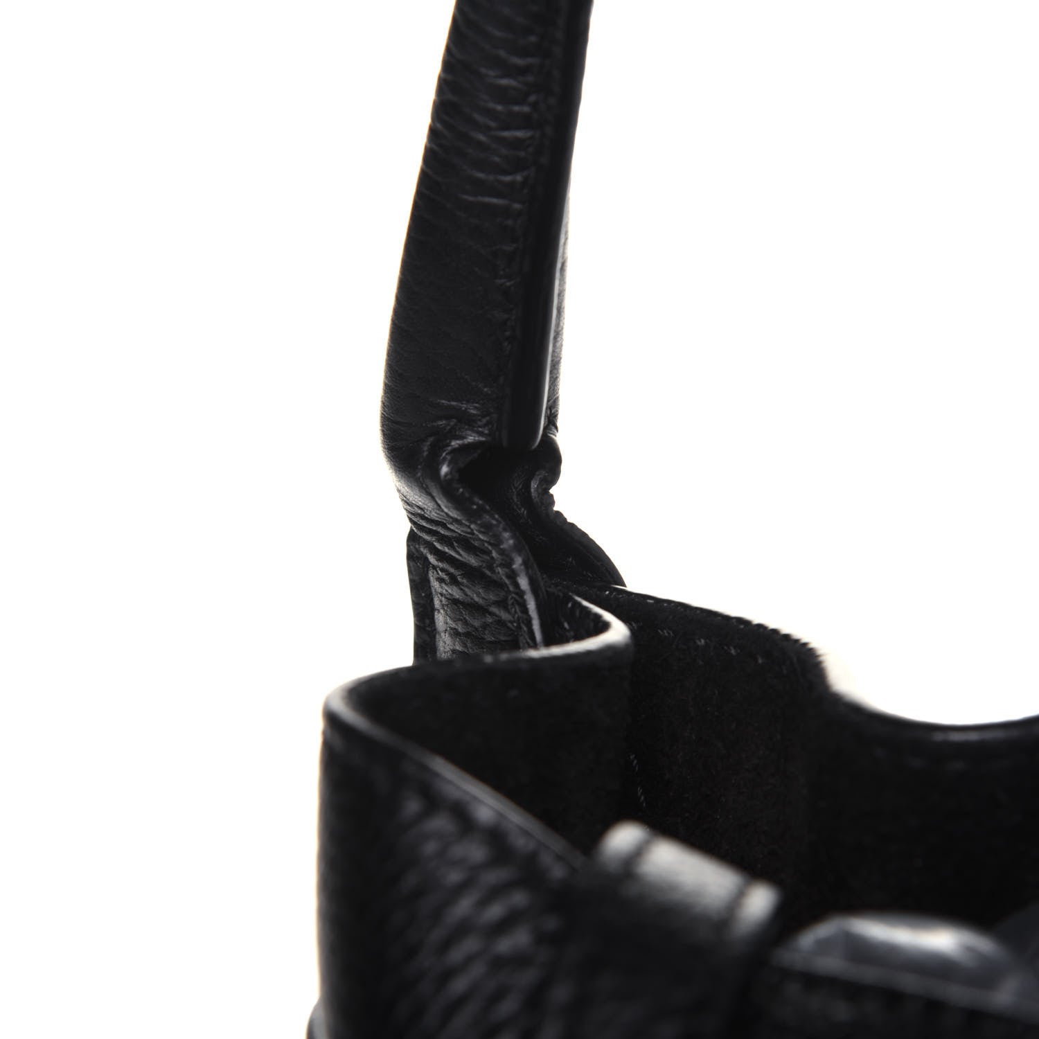 Celine Supple Grained Calfskin Nano Big Bag Bucket Black 12 of 16