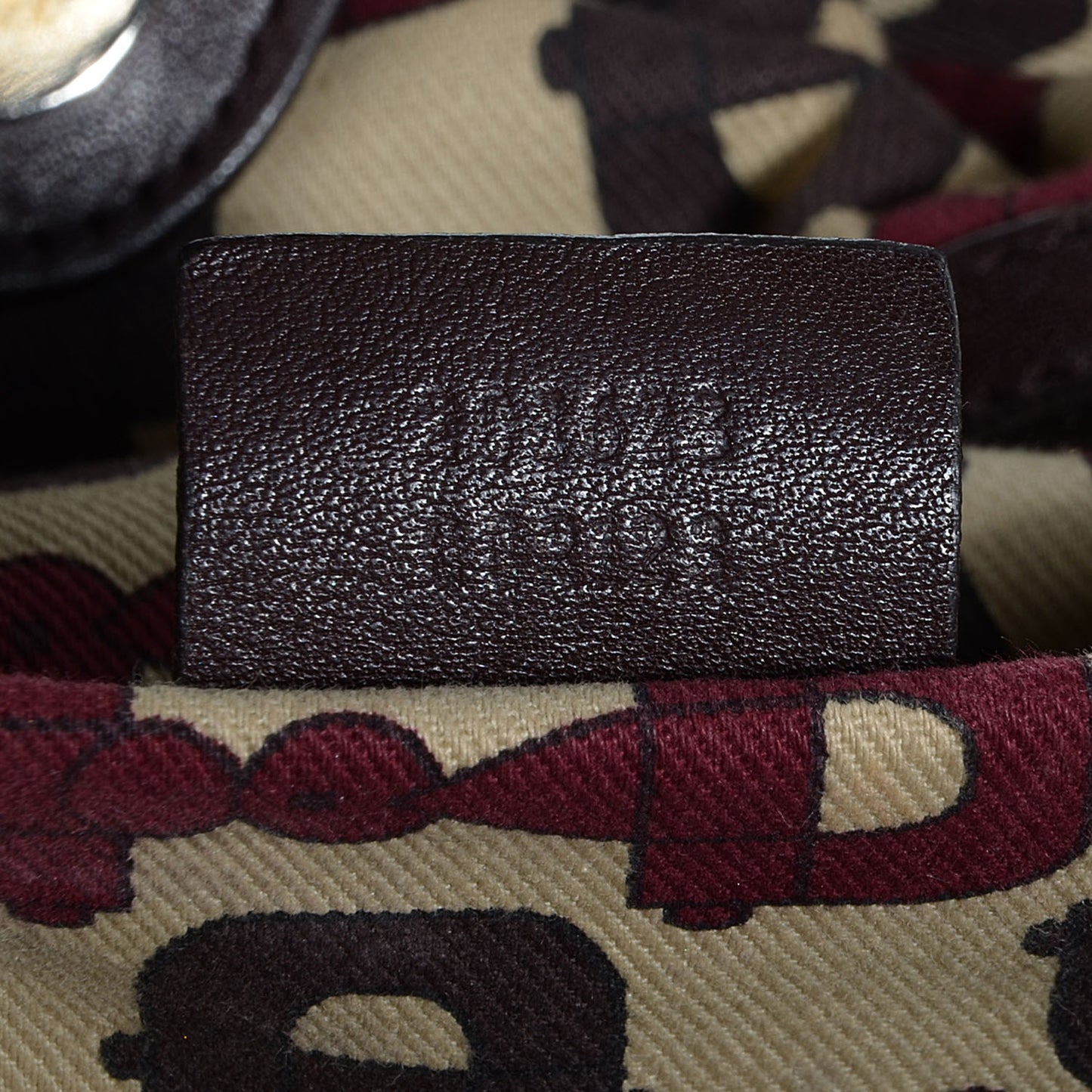 Guccissima Studded Pelham Shoulder Bag Brown