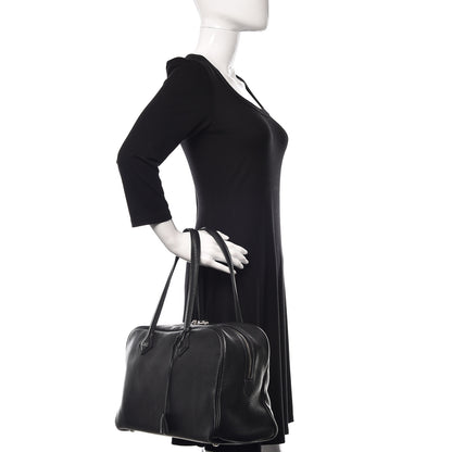 Hermes Taurillon Clemence Victoria II 35 Black 2 of 10