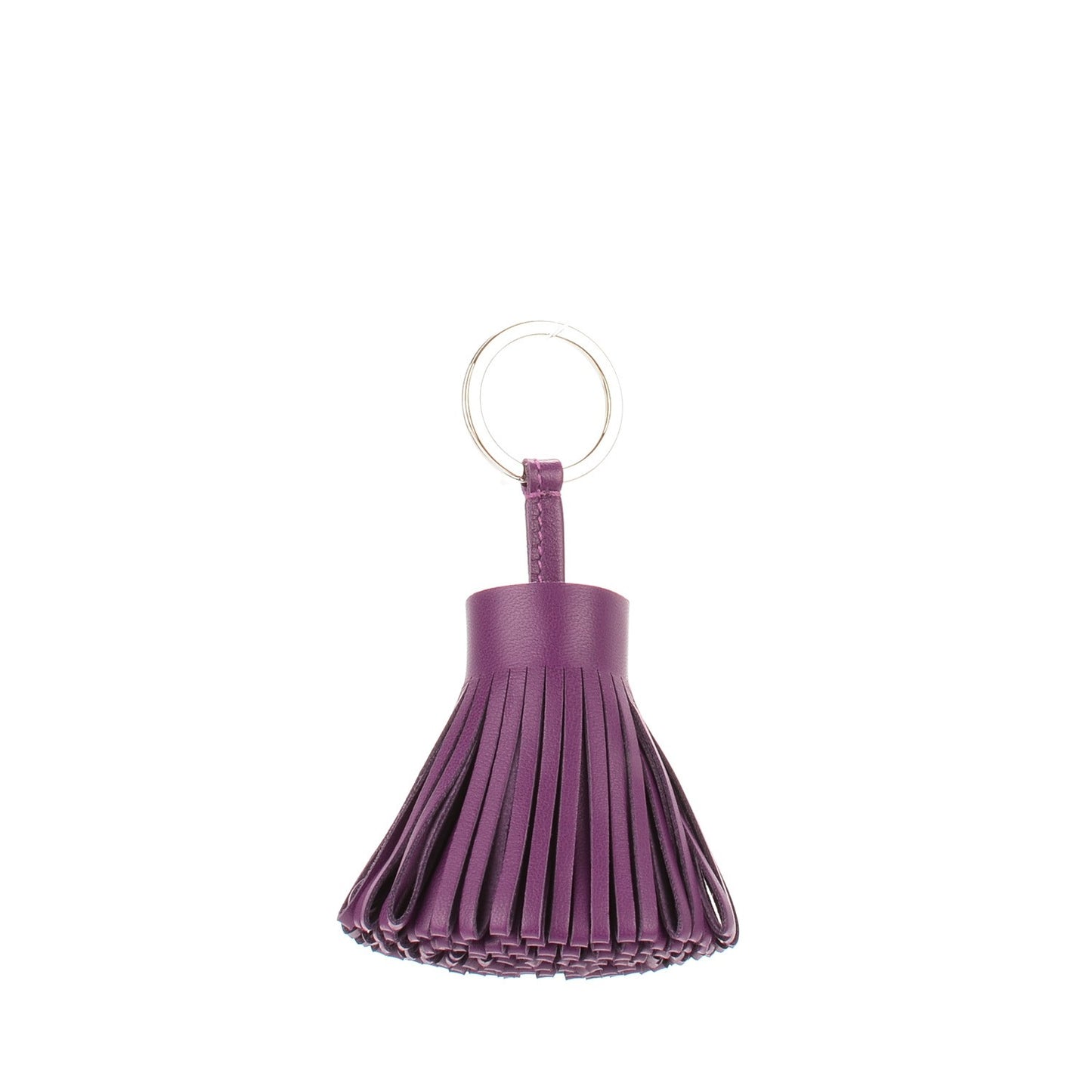 Lambskin Carmen Tassel Key Holder Anemone