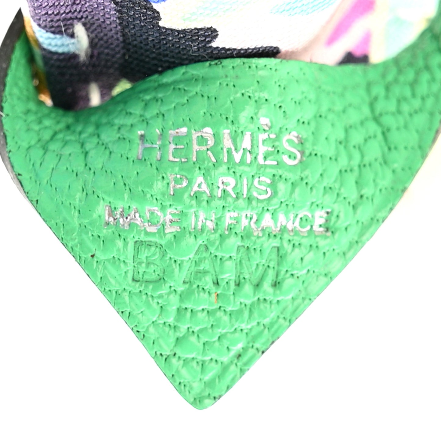 Milo Lambskin Shearling Silk Budy Charm Aloha Blue Hydra Vert Comics