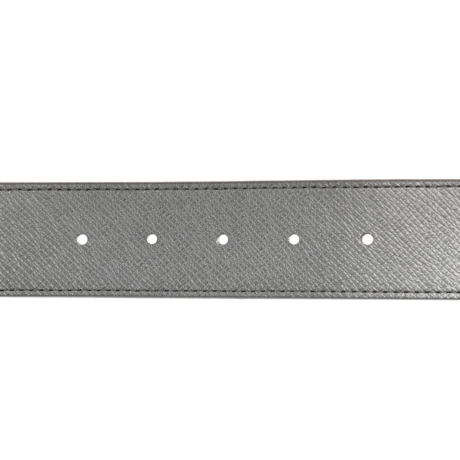 Louis Vuitton Monogram Reverse Taigarama 40mm Reversible LV Initiales Belt 95 38 Silver 4 of 6