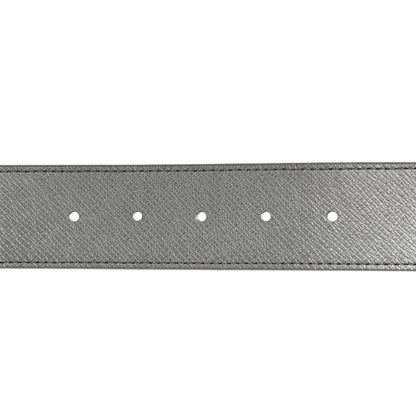 Louis Vuitton Monogram Reverse Taigarama 40mm Reversible LV Initiales Belt 95 38 Silver 4 of 6