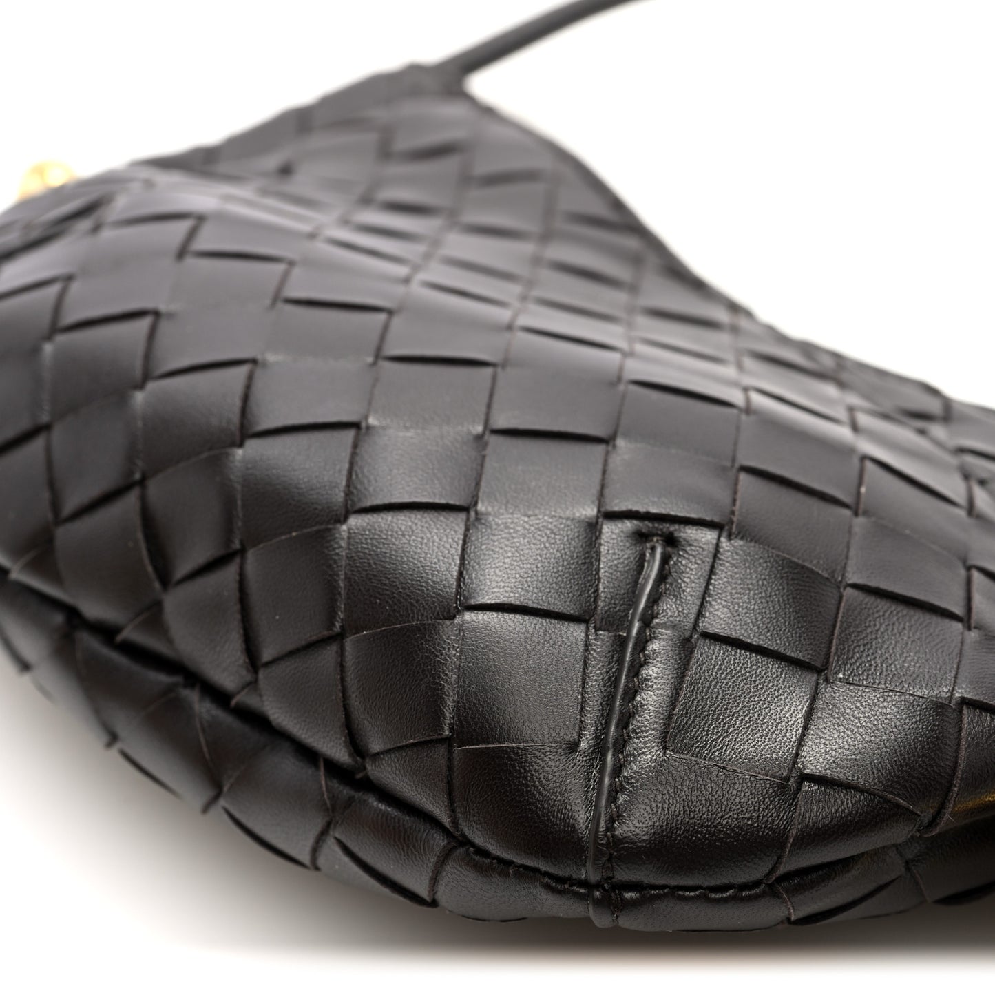 Nappa Intrecciato Mini Solstice Shoulder Bag Fondant