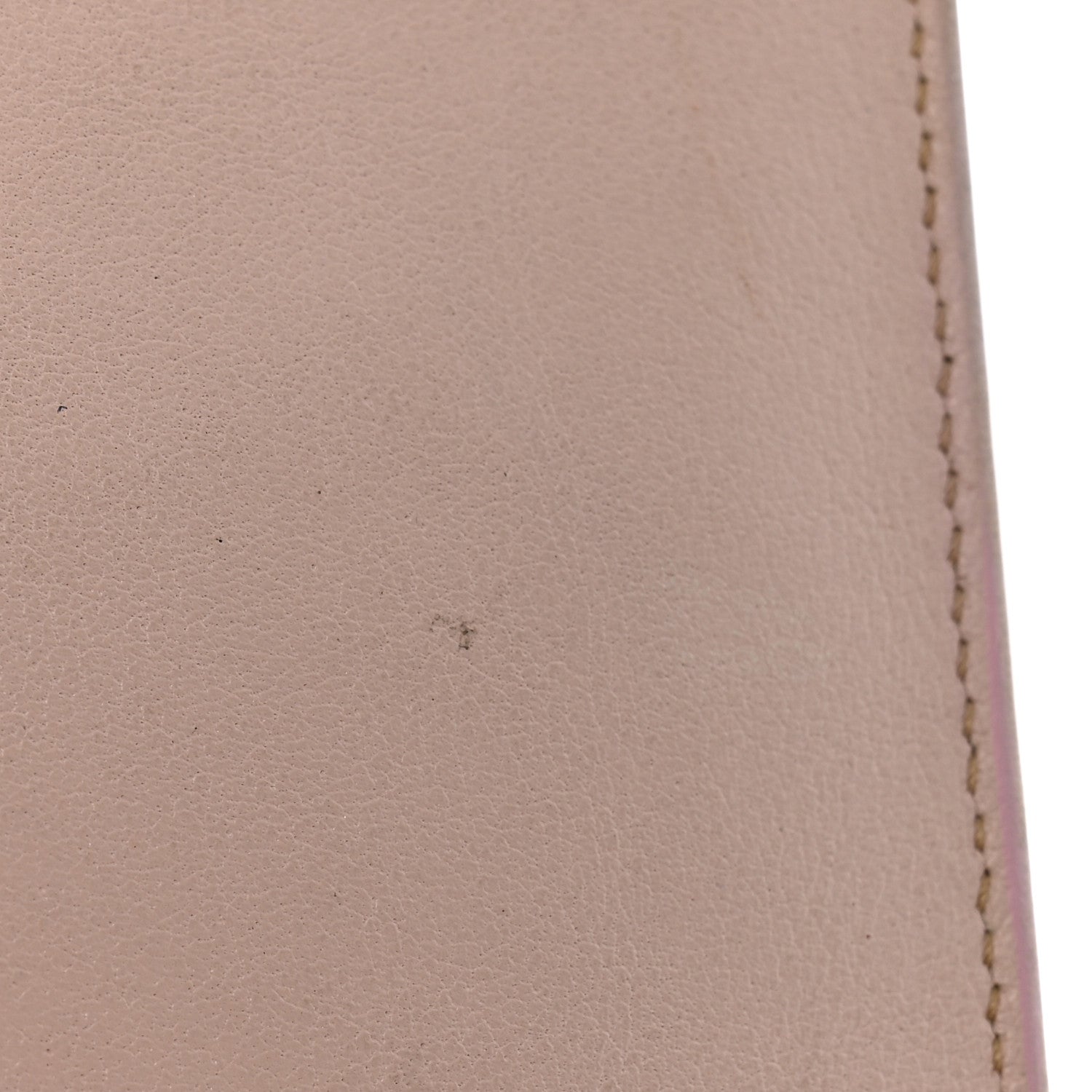 Chanel Metallic Calfskin Quilted Yen Wallet Gold Pink 13 of 14