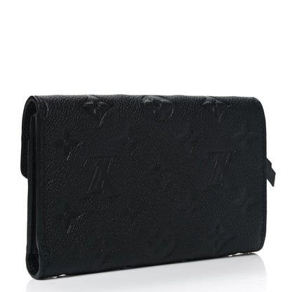 Louis Vuitton Empreinte Compact Curieuse Wallet Black 2 of 4