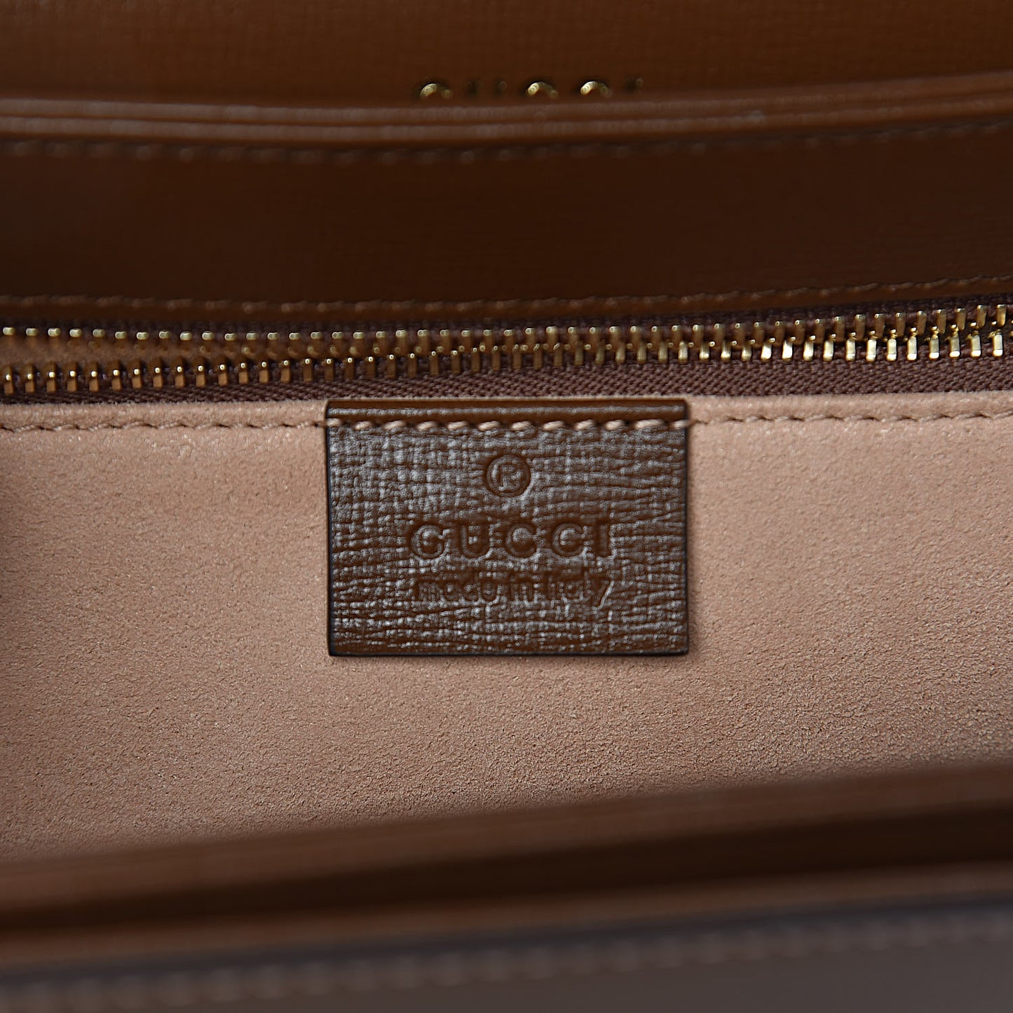 Azalea Calfskin Horsebit 1955 Shoulder Bag Brown Sugar