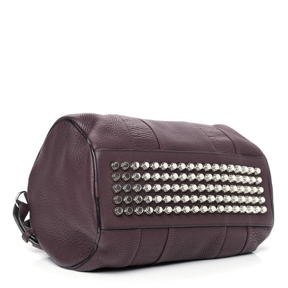 Alexander Wang Soft Pebbled Lambskin Rocco Oxblood Nickel Hardware 4 of 9