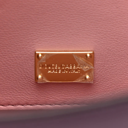 Dolce & Gabbana Calfskin Lucia Satchel Purple 6 of 12