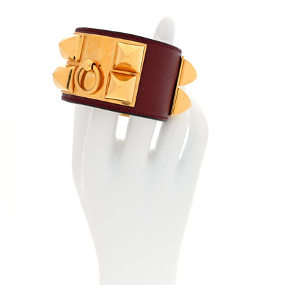 Hermes Box Collier De Chien CDC Bracelet S Rouge H 2 of 6