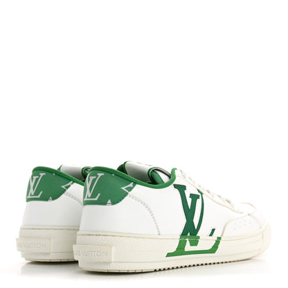 Louis Vuitton Calfskin Womens Charlie Sneakers 36.5 White Green 5 of 11