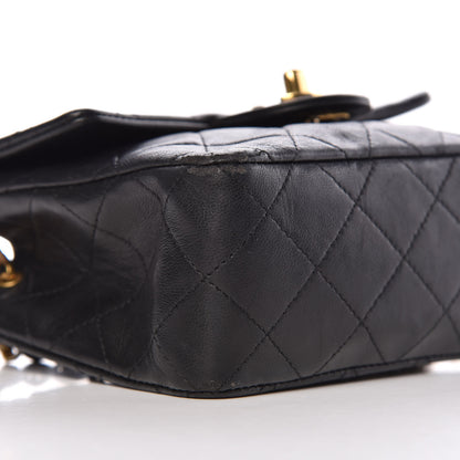 Chanel Lambskin Quilted Mini Square Flap Black 9 of 10