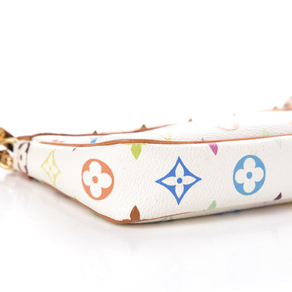 Louis Vuitton Monogram Multicolor Pochette Accessories White 10 of 12