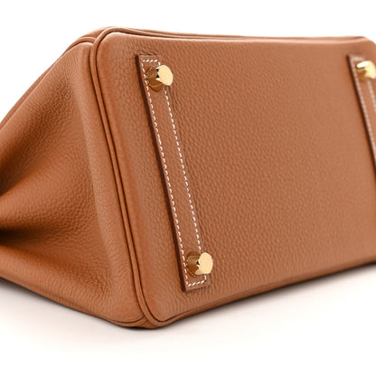 Hermes Togo Birkin 25 Gold 9 of 11
