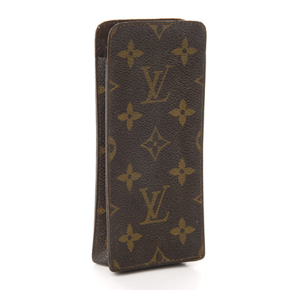 Louis Vuitton Monogram Etui a Lunettes Simple Eyeglass Case 3 of 11