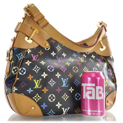 Louis Vuitton Monogram Multicolor Greta Black 3 of 9