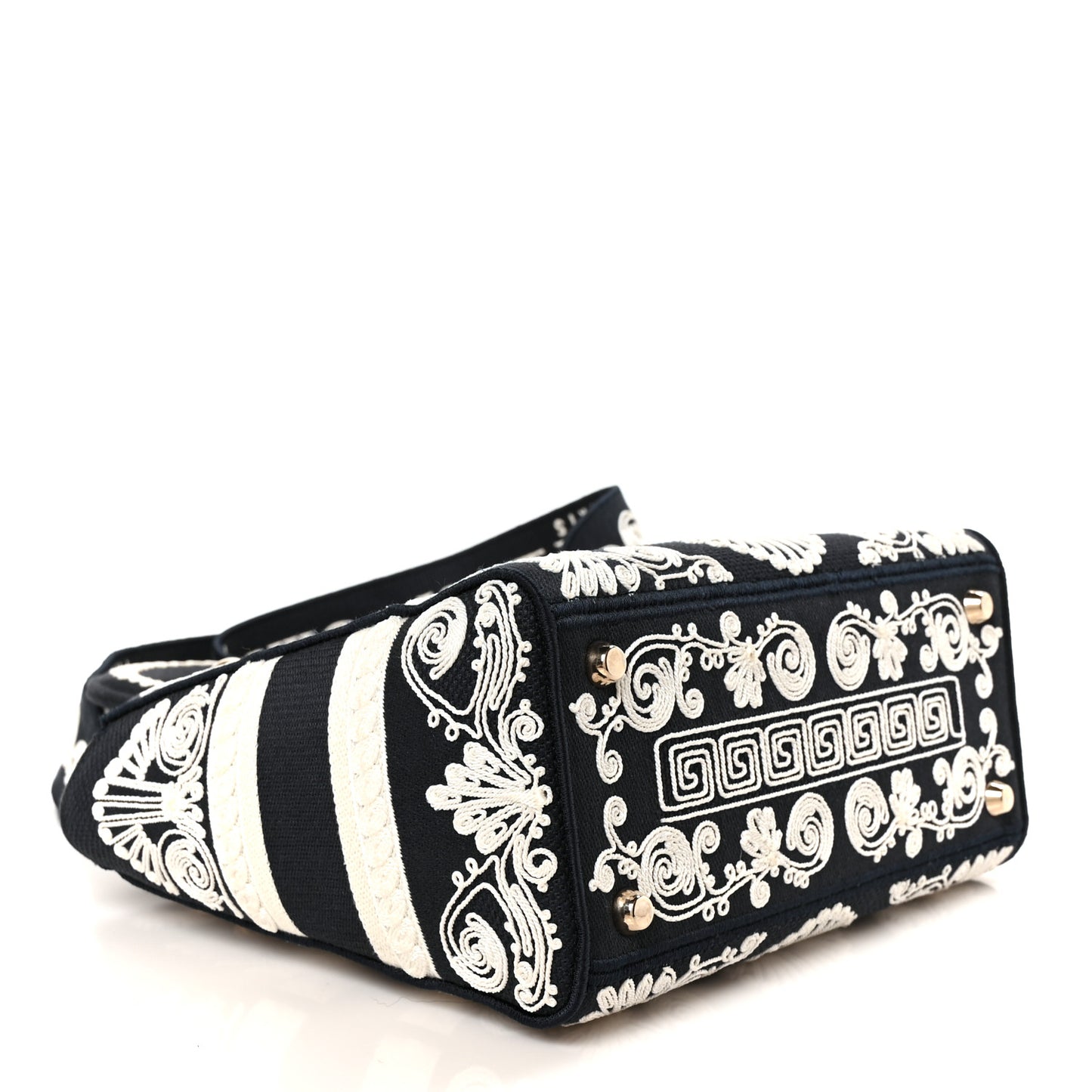 Embroidered Cornely Medium Lady D-Lite Blue White