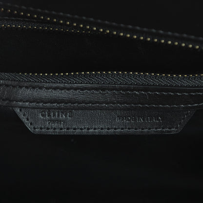 Celine Smooth Calfskin Multicolor Double Stitching Micro Luggage Black 6 of 8