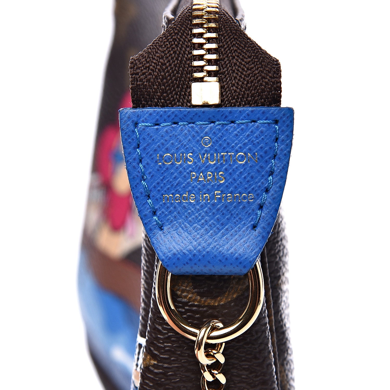 Louis Vuitton Monogram 2019 Christmas Animation Mini Venice Pochette Accessories Blue 5 of 8