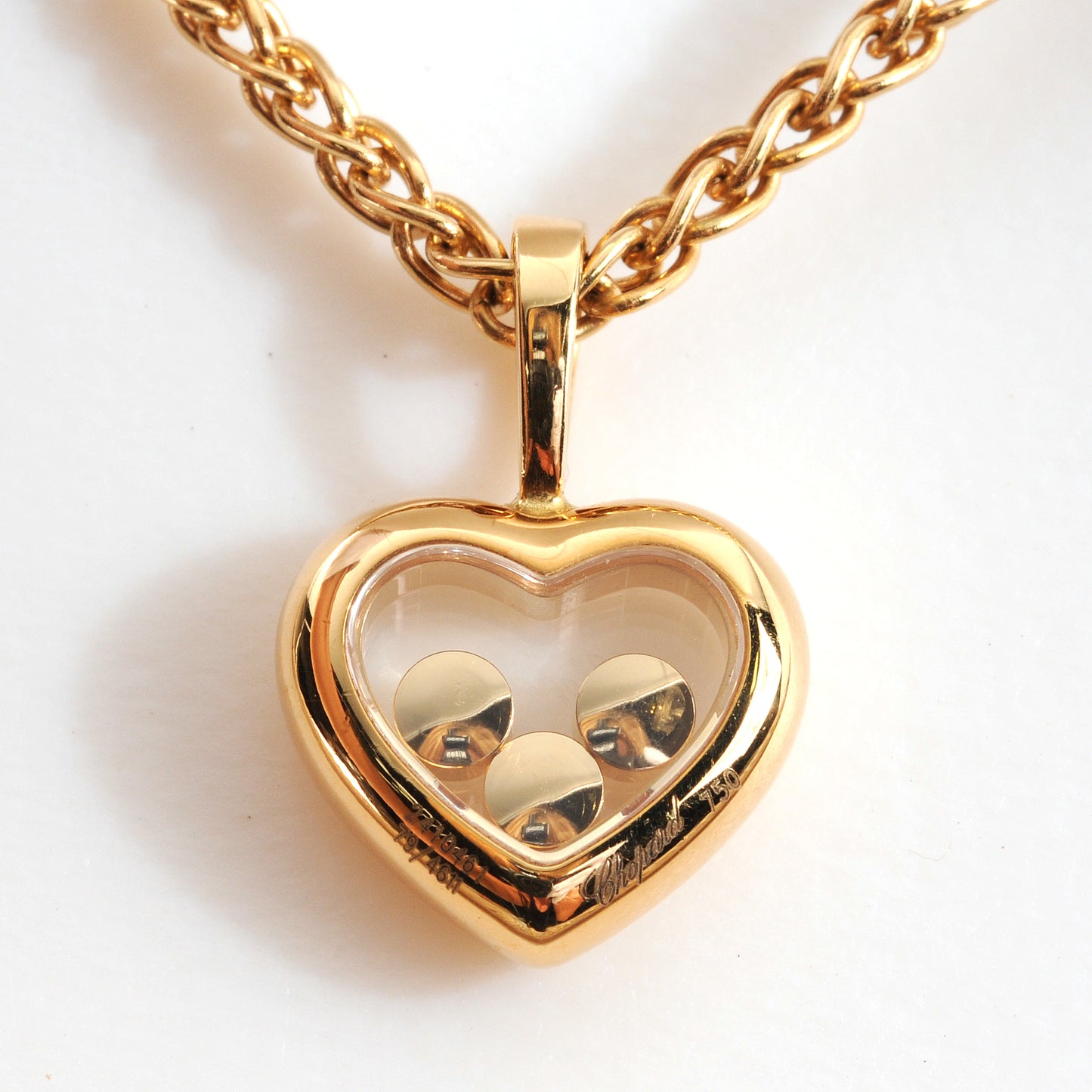 18k Happy Diamonds Icons Heart Pendant Necklace