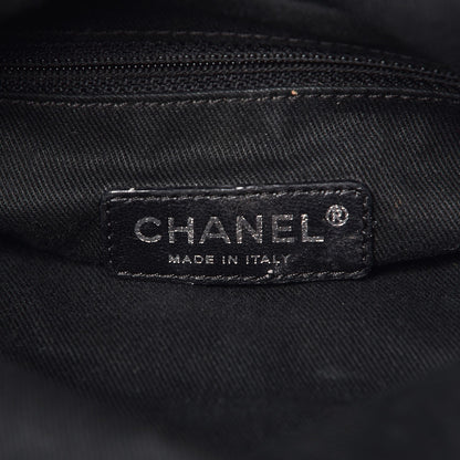 Chanel Calfskin Stitched Expandable Flap Black 6 of 10