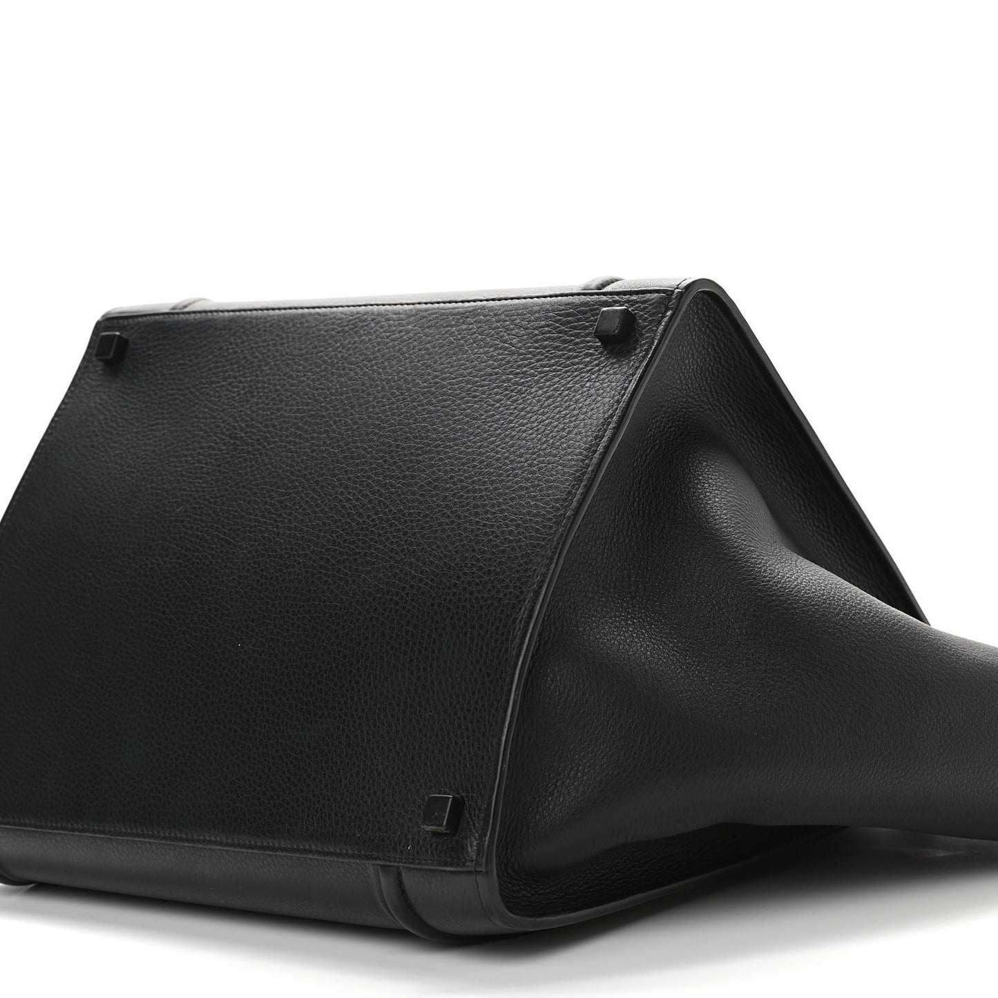 Supple Calfskin Medium Phantom Luggage Black