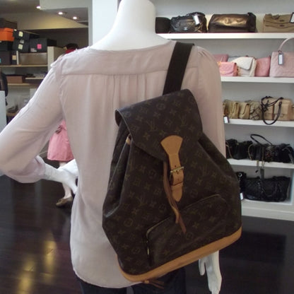 Louis Vuitton Monogram Montsouris GM Backpack 2 of 9