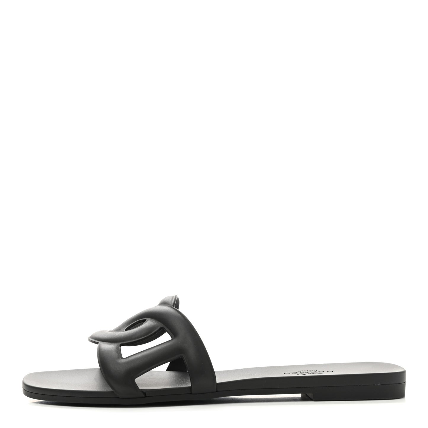Rubber Aloha Sandals 35 Black