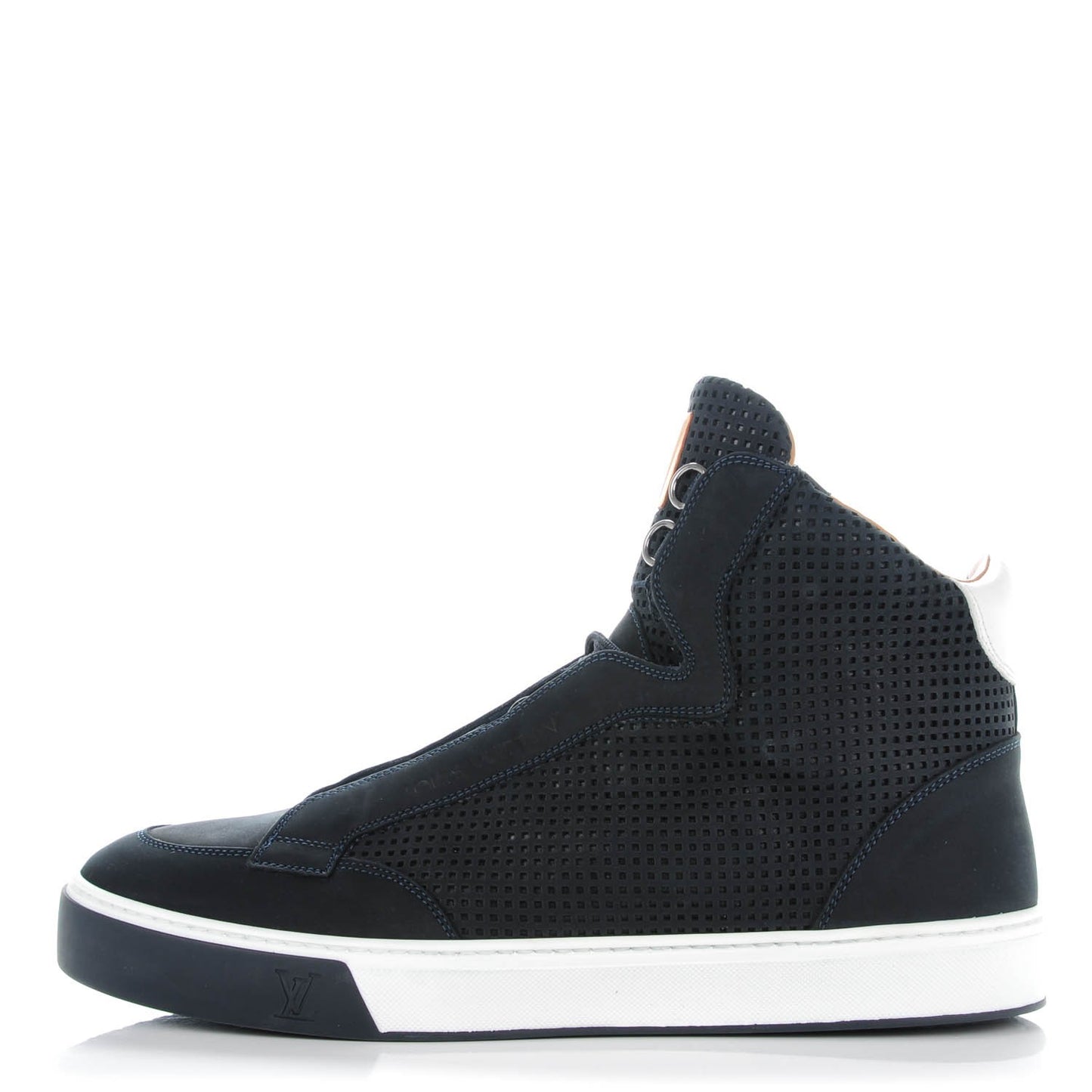 Nubuck Speaker High Top Sneakers 9 Marine