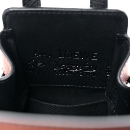 Loewe X Spirited Away Calfskin Textile Susuwatari Mini Hammock Shoulder Bag Havane Ecru 7 of 13