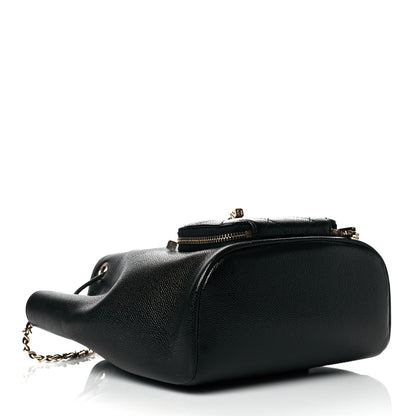 Chanel Caviar Quilted CC Pocket Bucket Bag Black 4 of 11