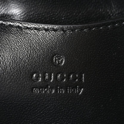 Gucci Lambskin Embossed Mini GG Milano Top Handle Shoulder Bag Black 6 of 10