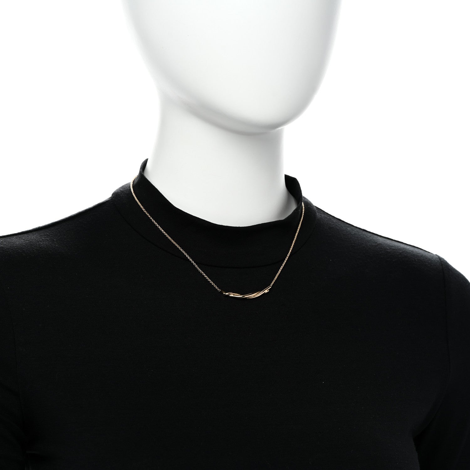 Cartier 18K Yellow Gold Entrelaces Pendant Necklace 2 of 5