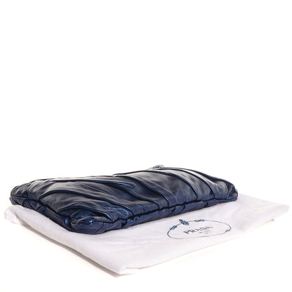 Prada Nappa Mordore Clutch Denim 4 of 9