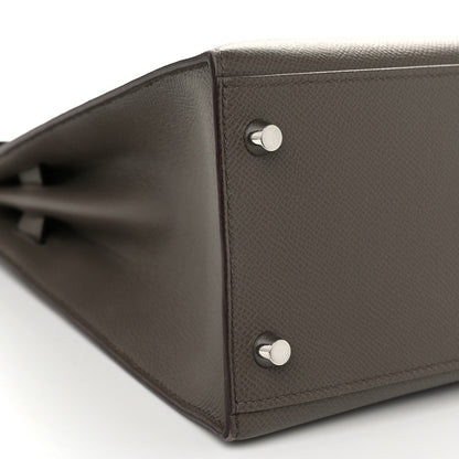 Hermes Epsom Kelly Sellier 28 Etain 9 of 12