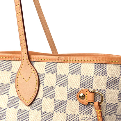 Louis Vuitton Damier Azur Neo Neverfull MM Rose Ballerine 9 of 13