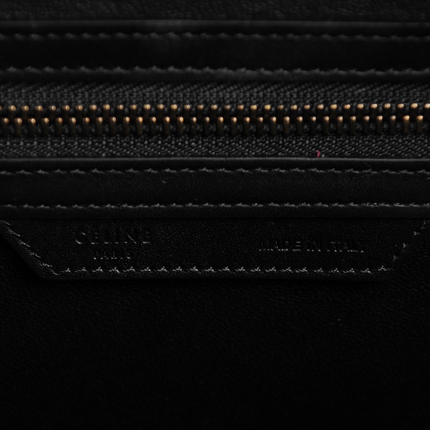 Twill Smooth Calfskin Mini Luggage Dune Black