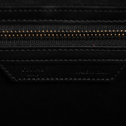 Celine Twill Smooth Calfskin Mini Luggage Dune Black 7 of 8