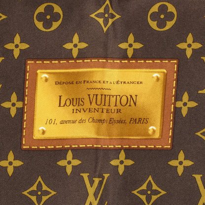 Louis Vuitton Silk Monogram Classic Square Scarf 5 of 5